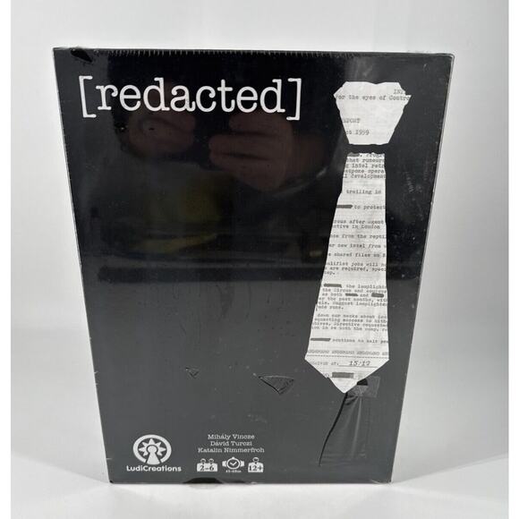 Board Game Redacted Spy Espionage 2014 LudiCreations Brand New Factory Sealed - Picture 1 of 12